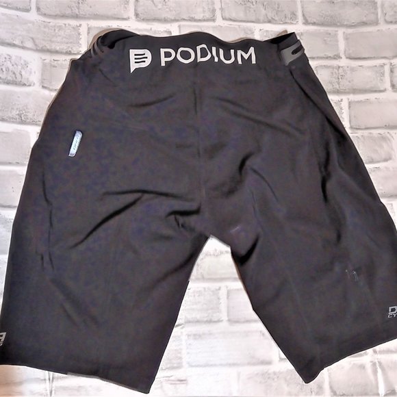 DNA Cycling Shorts Podium Unisex L Black Italy 9.5" Inseam DNA Cycling adjustabl - Picture 6 of 12